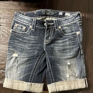 Size 25 Miss Me Shorts